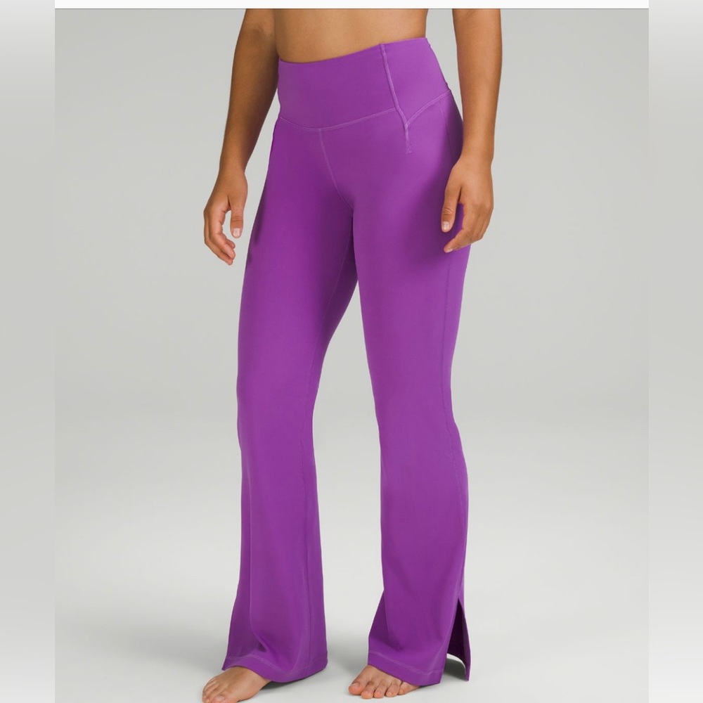BROWN Groove HR Split-Hem Flare